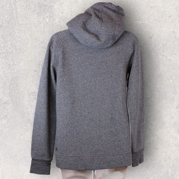 LULULEMON Fleece Please Pullover Hooded Jacket in Heather Grey Size 2 - Picture 9 of 10